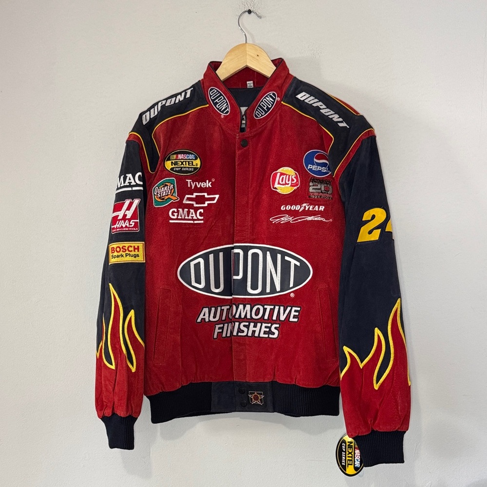 Vintage Jeff Gordon Dupont Nascar Jacket / Large / New / Jeff Hamilton